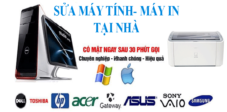 Dịch vụ sửa chữa máy tính, máy in, laptop tại nhà